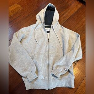 Champion Gray Zip-Up Hoodie